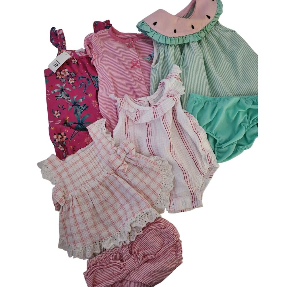 0-6M Baby girl summer clothes Gap Chickpea Janie and Jack
